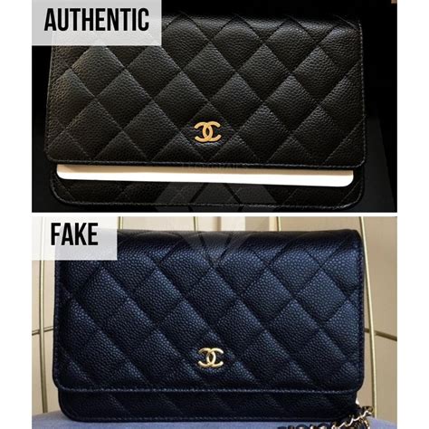 fake and real chanel|authentic chanel wallet on chain.